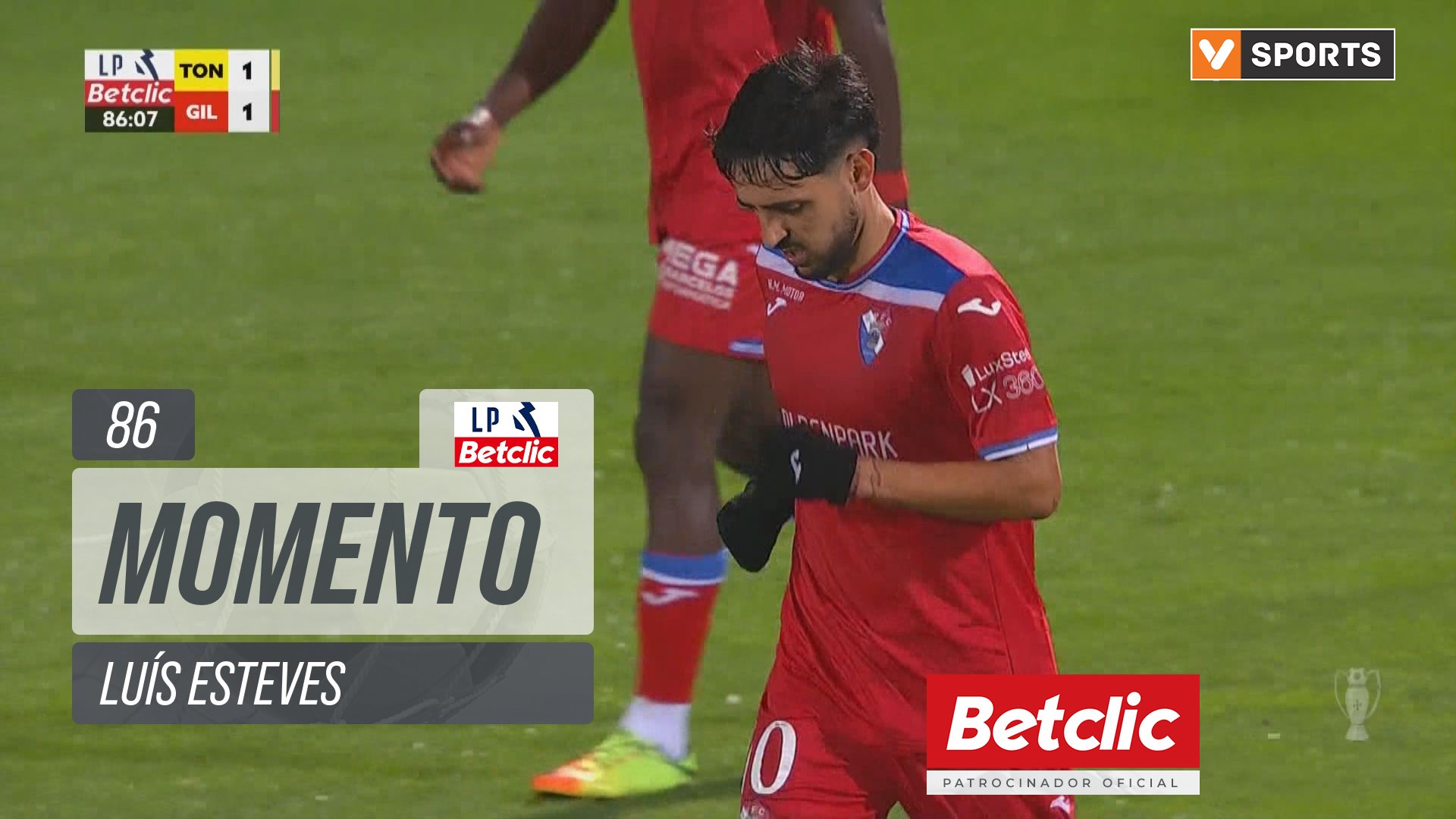 Gil Vicente, Jogada, Luís Esteves aos 86'