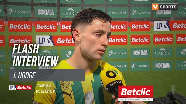 I Liga (#29) | Tondela 2-2 Gil Vicente: Flash Interview J. Hodge