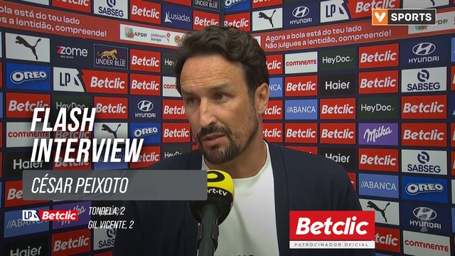 I Liga (#29) | Tondela 2-2 Gil Vicente: Flash Interview César Peixoto
