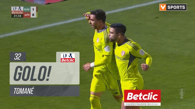 GOLO! AFS, Tomané aos 32', Rio Ave 1-1 AFS