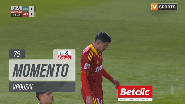 Rio Ave, Jogada, Vrousai aos 75'