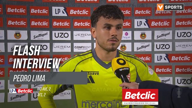 I Liga (#30) | Rio Ave 2-2 AFS: Flash Interview Pedro Lima
