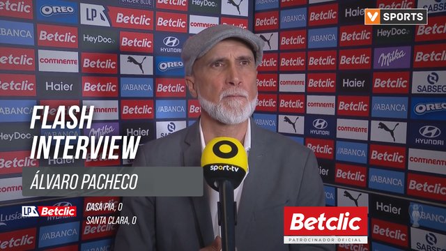 I Liga (#30) | Casa Pia 0-0 Santa Clara: Flash Interview Álvaro Pacheco