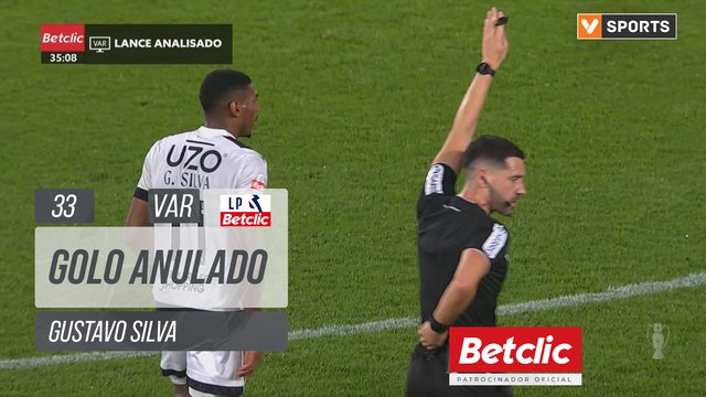 Vitória SC, Golo Anulado, Gustavo Silva aos 33'