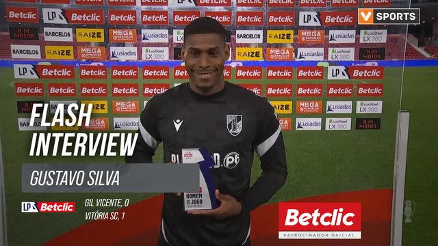 I Liga (#30) | Gil Vicente 0-1 Vitória SC: Flash Interview Gustavo Silva