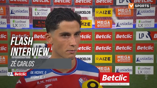 I Liga (#30) | Gil Vicente 0-1 Vitória SC: Flash Interview Zé Carlos