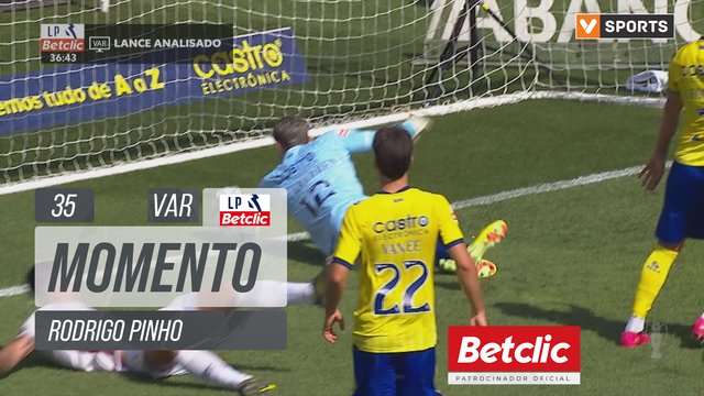 Estrela Amadora, Jogada, Rodrigo Pinho aos 35'
