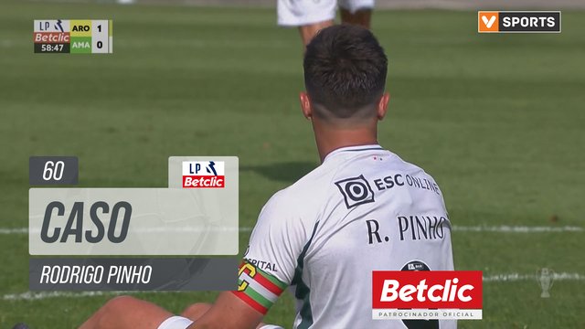 Estrela Amadora, Caso, Rodrigo Pinho aos 60'