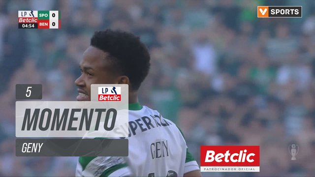 Sporting, Jogada, Geny aos 5'
