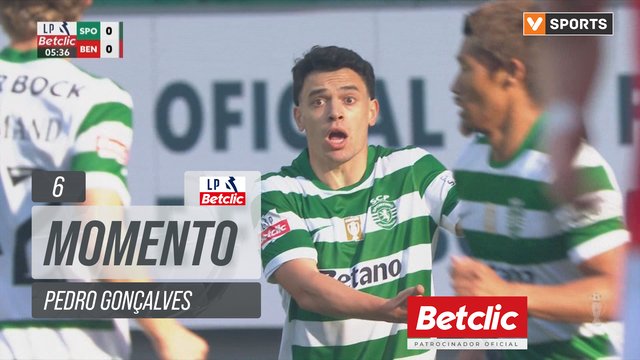 Sporting, Jogada, Pedro Gonçalves aos 6'