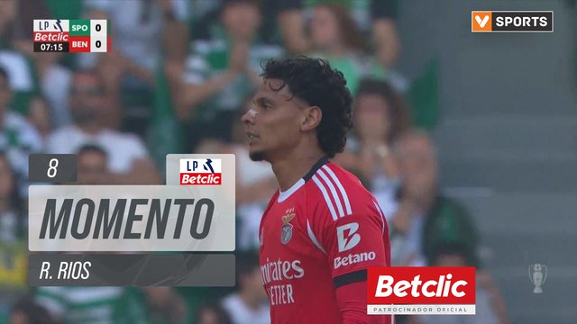 Benfica, Jogada, R. Rios aos 8'