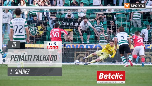 Sporting, Jogada, L. Suárez aos 19'