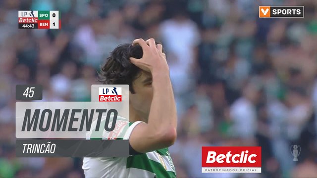 Sporting, Jogada, Trincão aos 45'