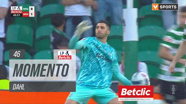 Benfica, Jogada, Dahl aos 46'