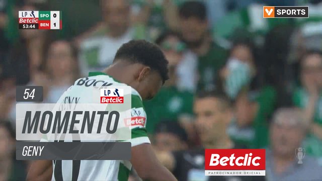 Sporting, Jogada, Geny aos 54'
