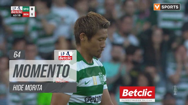 Sporting, Jogada, Hide Morita aos 64'