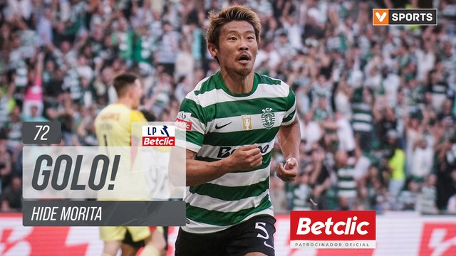 GOLO! Sporting, Hide Morita aos 72', Sporting 1-1 Benfica