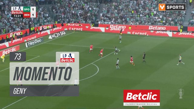 Sporting, Jogada, Geny aos 73'