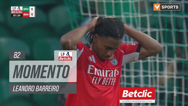 Benfica, Jogada, Leandro Barreiro aos 82'