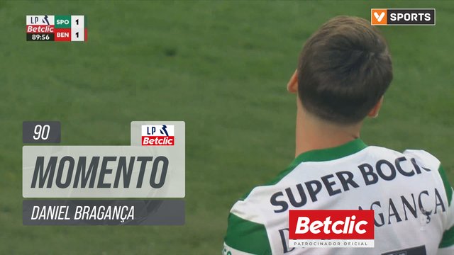 Sporting, Jogada, Daniel Bragança aos 90'