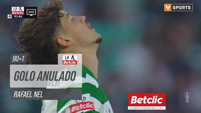Sporting, Golo Anulado, Rafael Nel aos 90'+1'