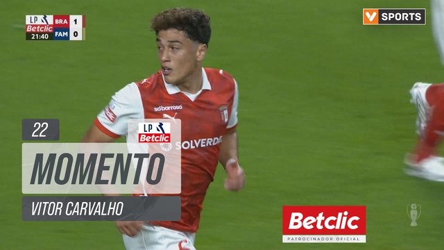 Braga, Jogada, Vitor Carvalho aos 22'