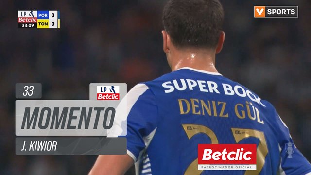 FC Porto, Jogada, J. Kiwior aos 33'