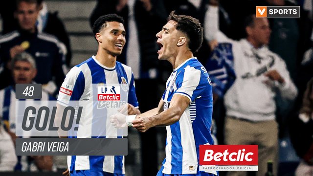 GOLO! FC Porto, Gabri Veiga aos 48', FC Porto 1-0 Tondela
