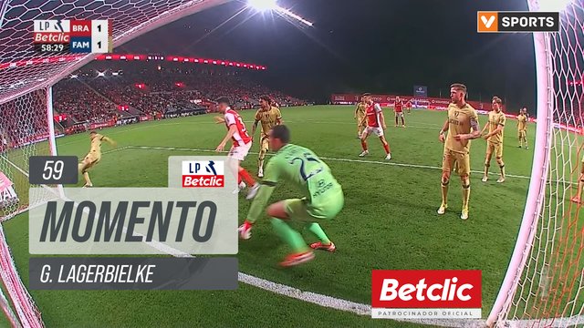 Braga, Jogada, G. Lagerbielke aos 59'