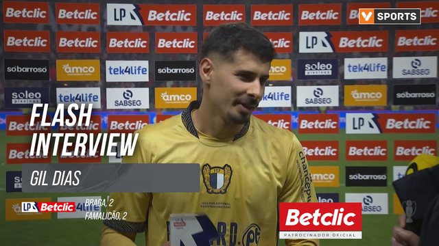I Liga (#30) | Braga 2-2 Famalicão: Flash Interview Gil Dias
