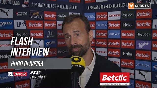 I Liga (#30) | Braga 2-2 Famalicão: Flash Interview Hugo Oliveira