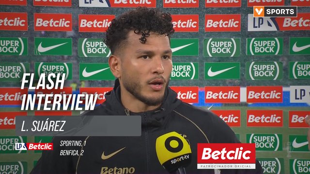 I Liga (#30) | Sporting 1-2 Benfica: Flash Interview L. Suárez