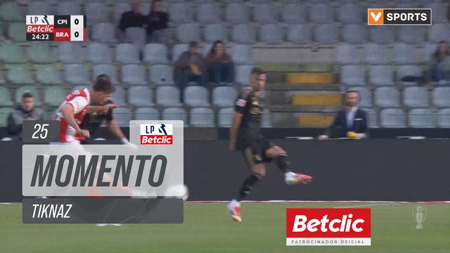 Braga, Jogada, Tıknaz aos 25'