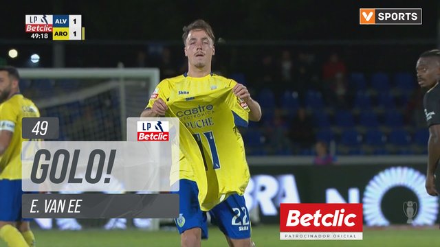 GOLO! Arouca, E. van Ee aos 49', Alverca 1-1 Arouca