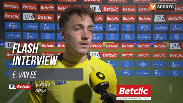 I Liga (#31) | Alverca 2-1 Arouca: Flash Interview E. van Ee