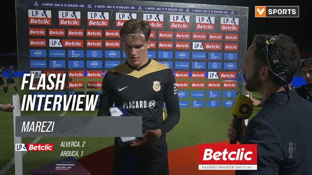 I Liga (#31) | Alverca 2-1 Arouca: Flash Interview Marezi