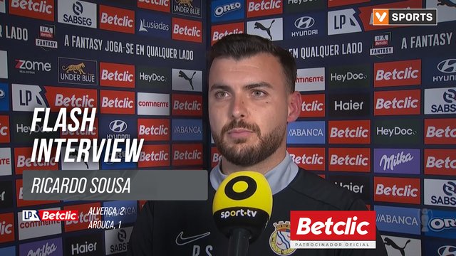 I Liga (#31) | Alverca 2-1 Arouca: Flash Interview Ricardo Sousa