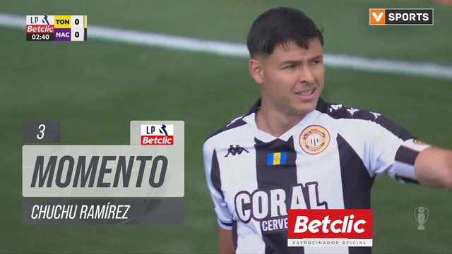 Nacional, Jogada, Chuchu Ramírez aos 3'