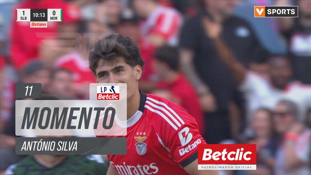 Benfica, Jogada, António Silva aos 11'