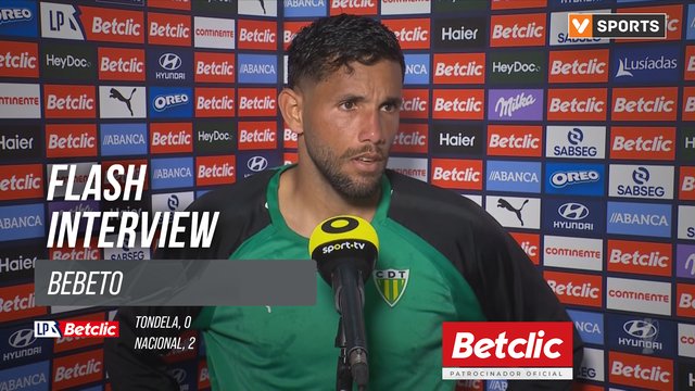 I Liga (#31) | Tondela 0-2 Nacional: Flash Interview Bebeto
