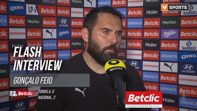 I Liga (#31) | Tondela 0-2 Nacional: Flash Interview Gonçalo Feio