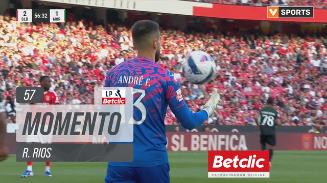 Benfica, Jogada, R. Rios aos 57'