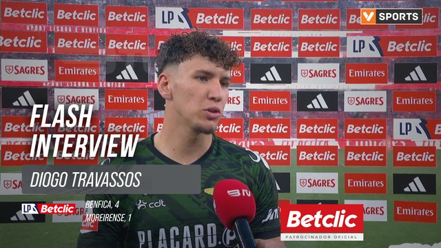 I Liga (#31) | Benfica 4-1 Moreirense: Flash Interview Diogo Travassos