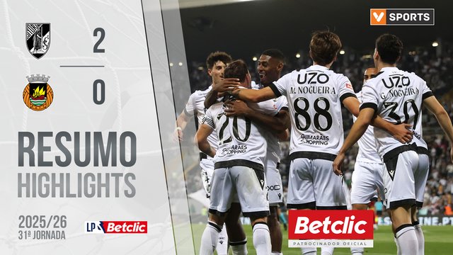 Liga Portugal Betclic (31ªJ): Resumo Vitória SC 2-0 Rio Ave