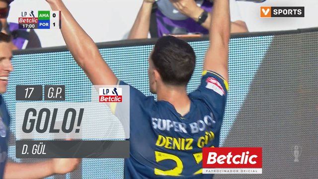 GOLO! FC Porto, D. Gül aos 17', Estrela Amadora 0-1 FC Porto