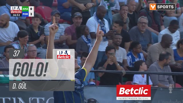 GOLO! FC Porto, D. Gül aos 37', Estrela Amadora 0-2 FC Porto