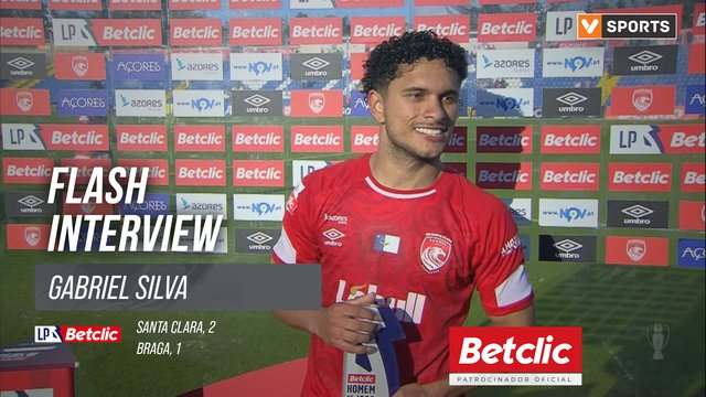I Liga (#31) | Santa Clara 2-1 Braga: Flash Interview Gabriel Silva