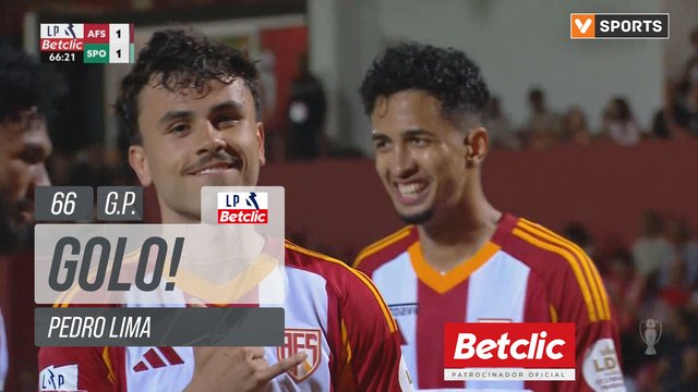 GOLO! AFS, Pedro Lima aos 66', AFS 1-1 Sporting