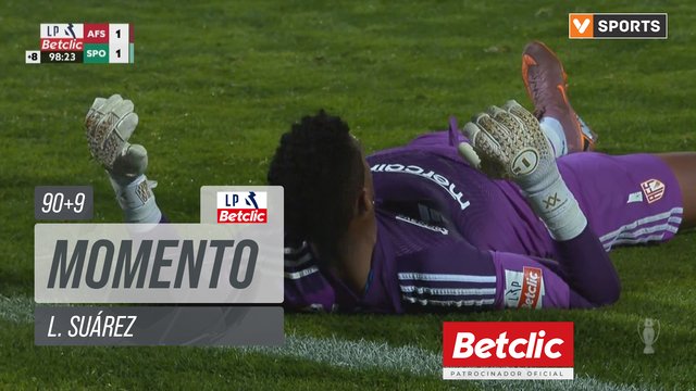 Sporting, Jogada, L. Suárez aos 90'+9'