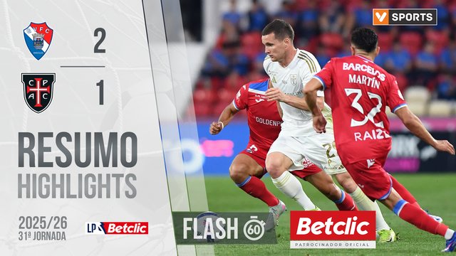 Liga Portugal Betclic (31ªJ): Resumo Flash Gil Vicente 2-1 Casa Pia
